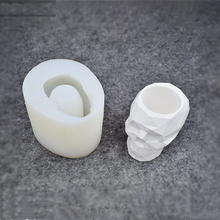 Load image into Gallery viewer, Concrete Geometric Creative Cement Plaster Cross-border Flower Pot Silicone Mold
