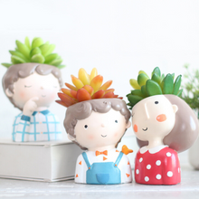 Load image into Gallery viewer, If small  wreath girl flower pot

