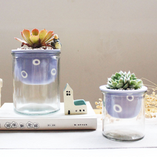 Load image into Gallery viewer, Cartoon glass ceramic flower pot
