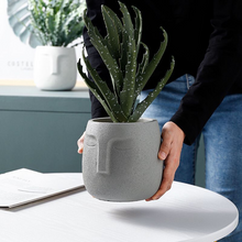 Load image into Gallery viewer, Cement flower pot
