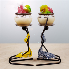Load image into Gallery viewer, Creative Mini Succulent Flower Pot Desktop Decoration
