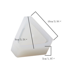 Load image into Gallery viewer, DIY Flowerpot Potted Triangle Succulent Flowerpot Silicone Fondant Mold
