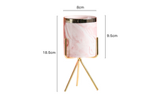 Load image into Gallery viewer, Ceramic flower pot wrought iron flower stand
