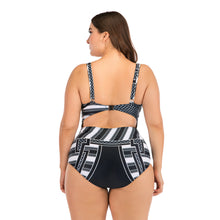 Load image into Gallery viewer, One-piece Plus Fertilizer Plus Fat Woman Swimsuit Big Cup
