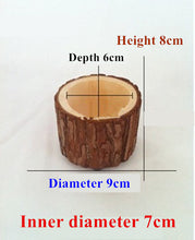 Load image into Gallery viewer, Creative Desktop Wooden Crafts Solid Wood Flower Pot
