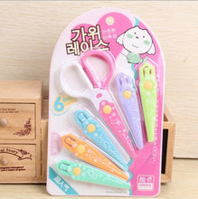 Load image into Gallery viewer, Korea Stationery Creative Lace Scissors Child Safety
