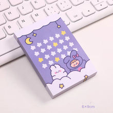 Load image into Gallery viewer, Cartoon Soft Cute Rabbit Notebook Purple Girl Portable Message
