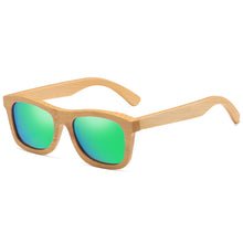 Load image into Gallery viewer, New trendy bamboo sunglasses

