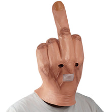 Load image into Gallery viewer, Despise The Vertical Middle Finger Mask Halloween Spoof Mask Bar DJ Spoof Mask
