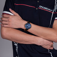 Load image into Gallery viewer, Wooden double movement wood watch
