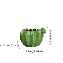 Load image into Gallery viewer, Indoor Ceramic Succulent Plant Pot Cactus Flower Pot Home Balcony Garden Decoration Ornaments
