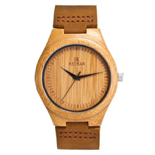 Load image into Gallery viewer, Bamboo quartz watch
