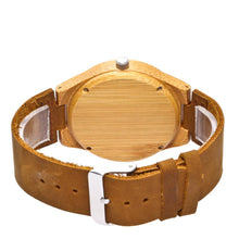 Load image into Gallery viewer, Bamboo quartz watch
