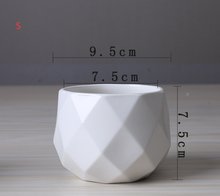 Load image into Gallery viewer, Desktop ceramic flowerpot
