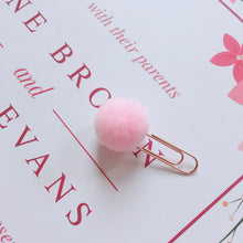 Load image into Gallery viewer, Metal colored bookmark paper clip
