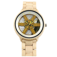 Load image into Gallery viewer, Leisure adult wood, wood and quartz watch
