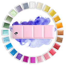 Load image into Gallery viewer, 12/24 color solid watercolor
