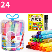 Load image into Gallery viewer, Deli kindergarten watercolor pen set for children thick head color pen graffiti painting
