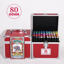 Load image into Gallery viewer, Mobee40 80 Color Marker Gift Box Student Suit
