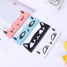 Load image into Gallery viewer, Kawaii 15cm Candy Color Animal Pet Cat Wooden Ruler
