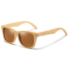 Load image into Gallery viewer, Polarized wooden sunglasses
