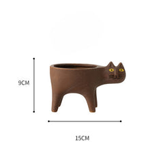 Load image into Gallery viewer, Cute Cat Tail Flower Pot Ceramic Personality Creativity
