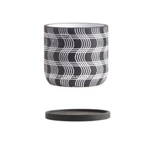 Load image into Gallery viewer, Cement Flower Pot Retro Style Plant Succulent Round With Tray
