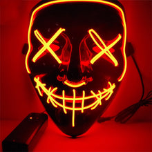 Load image into Gallery viewer, Halloween Led Mask Atmosphere Cheering Props
