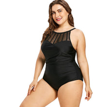 Load image into Gallery viewer, Plus size hot spring one-piece swimsuit
