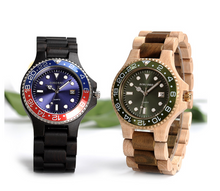 Load image into Gallery viewer, Wooden Dress Quartz Watch
