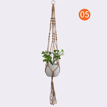 Load image into Gallery viewer, Vintage hemp rope flowerpot net bag hanging
