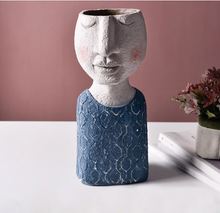 Load image into Gallery viewer, Portrait sculpture flower pot
