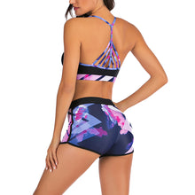 Load image into Gallery viewer, Sports vest split boxer bikini set
