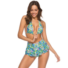 Load image into Gallery viewer, High waist ruffle bikini
