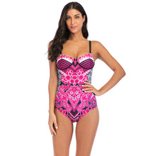 Load image into Gallery viewer, Ladies Printed Sling One Piece Swimsuit
