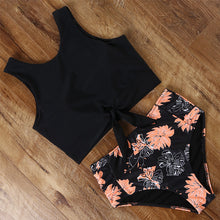 Load image into Gallery viewer, Printed High Waist Bikini

