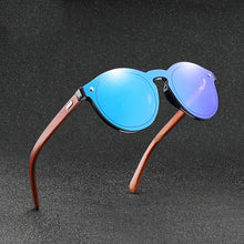 Load image into Gallery viewer, Wood grain plastic SunGlasses
