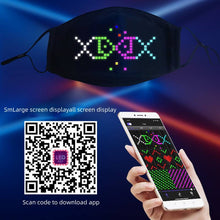 Load image into Gallery viewer, Christmas Bluetooth mask Prom mask flash mask

