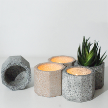 Load image into Gallery viewer, Octagonal silicone concrete flower pot mould
