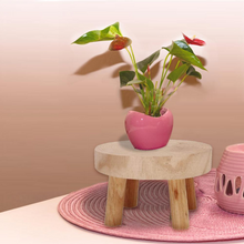 Load image into Gallery viewer, Solid Wood Green Plant Flower Shelf Storage Flower Pot Rack
