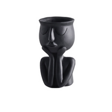 Load image into Gallery viewer, Handicraft Decoration Showcase Model House Soft Decoration Wholesale Abstract Character Creative Flower Pot
