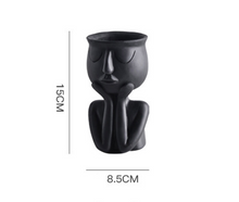 Load image into Gallery viewer, Handicraft Decoration Showcase Model House Soft Decoration Wholesale Abstract Character Creative Flower Pot
