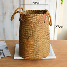 Load image into Gallery viewer, Living Room Woven Flower Arrangement Hanging Portable Hanging Handmade Flower Basket
