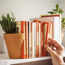 Load image into Gallery viewer, Creative Plastic Office Bookend Flower Pot
