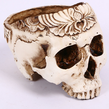 Load image into Gallery viewer, Skull ashtray flower pot
