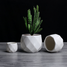 Load image into Gallery viewer, Desktop ceramic flowerpot
