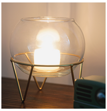 Load image into Gallery viewer, Glass flower pot
