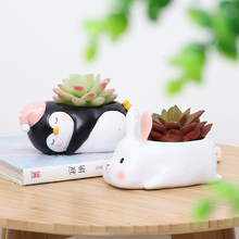 Load image into Gallery viewer, Resin fleshy fun gardening resin flower pot
