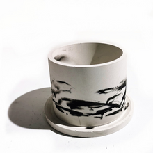 Load image into Gallery viewer, 15cm Flowerpot Mold Plastic Silicone Double Layer Large Round Abrasive Tool
