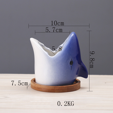 Load image into Gallery viewer, Succulent Pot Creative Cartoon Ceramic Flower Pots European-style Simple Indoor Desktop Pots For Plants Office Decor Planters
